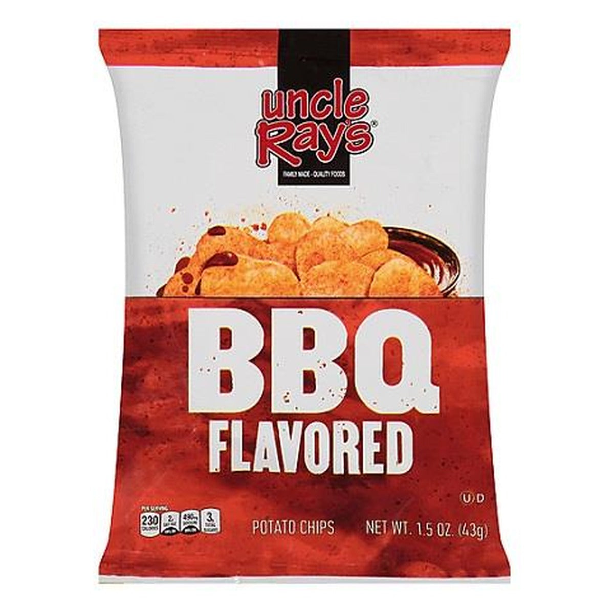 Uncle Ray's BBQ Chips 1.5oz — full package