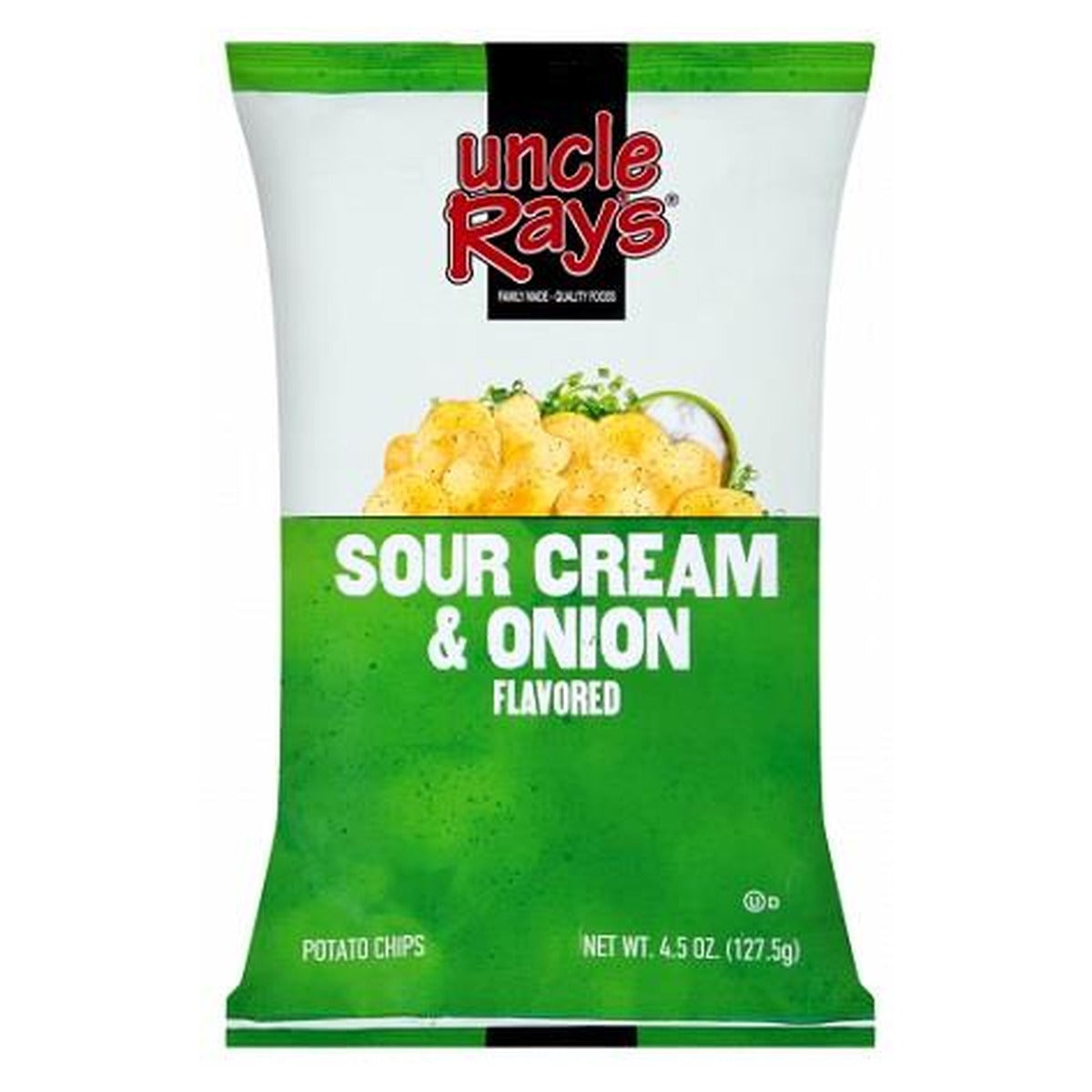 Uncle Ray's Sour Cream & Onion Chips 4.5oz — full package