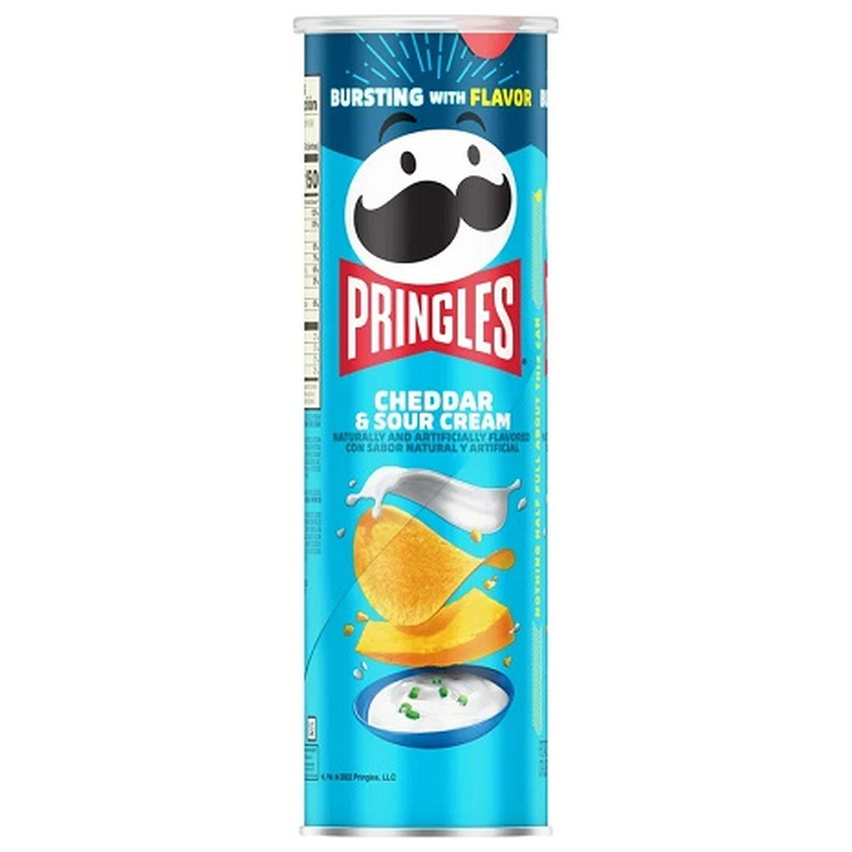 Pringles Cheddar Sour Cream 5.57oz can — full package