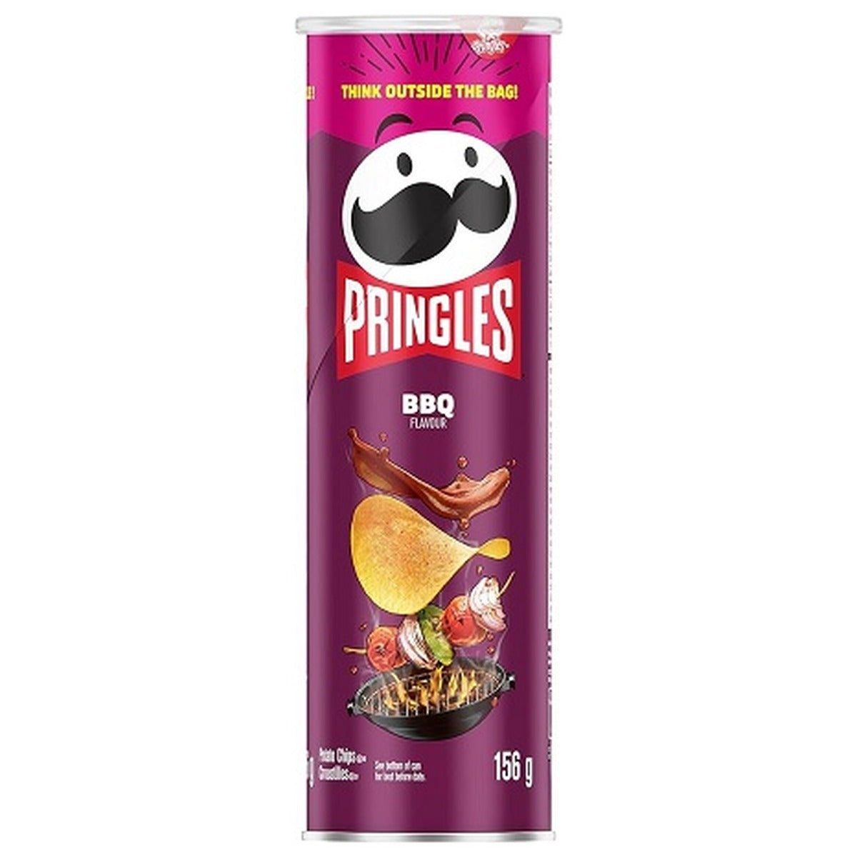Pringles Barbecue 5.57oz can — full package