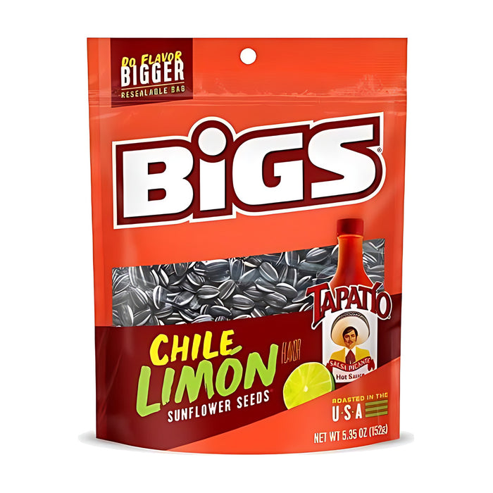 BIGS Sunflower Seeds Tapatio Chile Limon 5.35oz