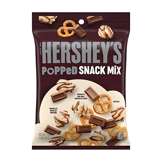 Hershey's Popped Snack Mix 4oz pack — full package
