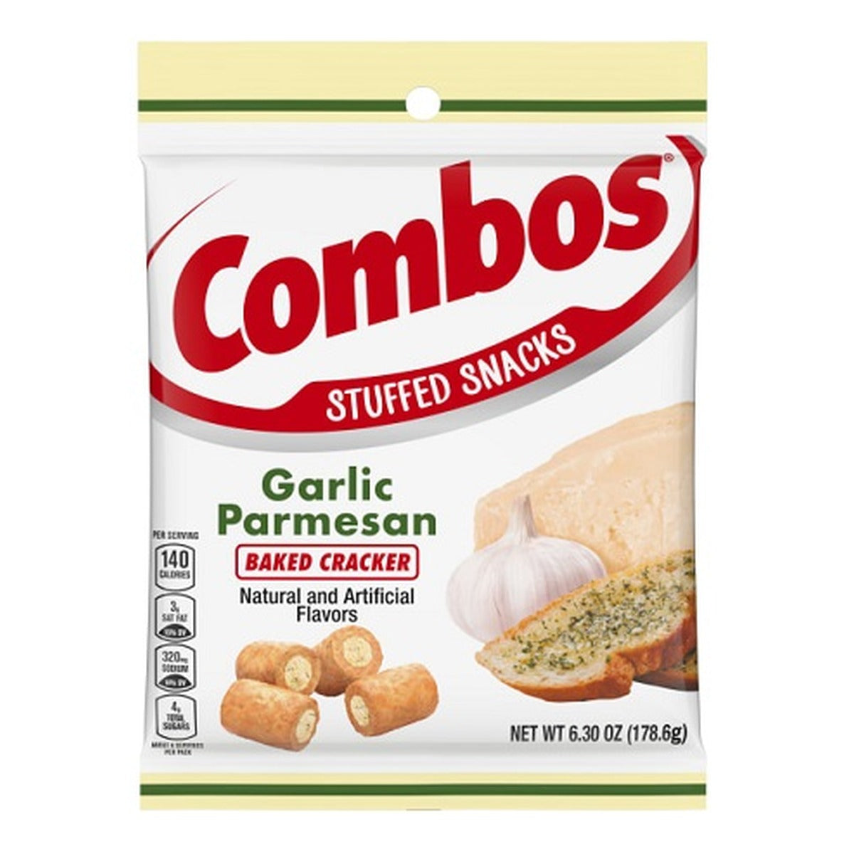 Combos Garlic Parmesan Cracker 6.3oz 12ct pack — full package
