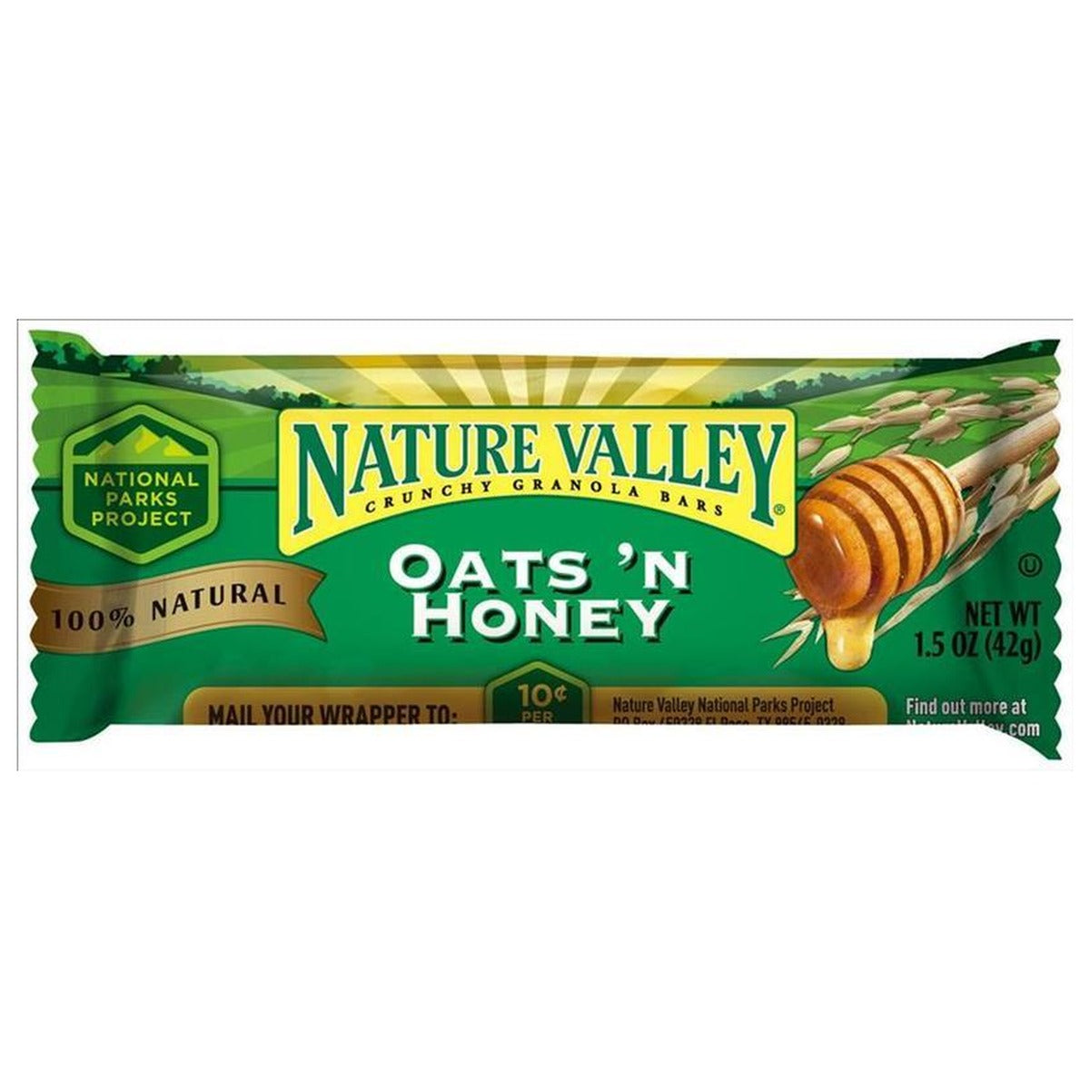 Nature Valley Oats & Honey 1.5oz 28ct pack — full package