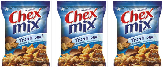 Chex Mix Traditional 4.5oz 3-Pack — three single packs