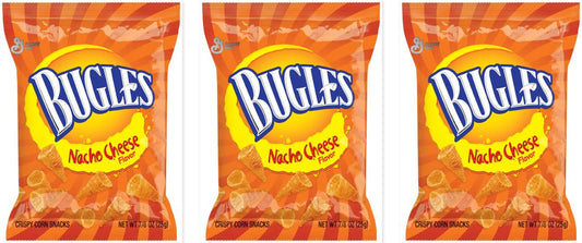 Bugles Nacho Cheese 3oz 3-Pack — three single packs