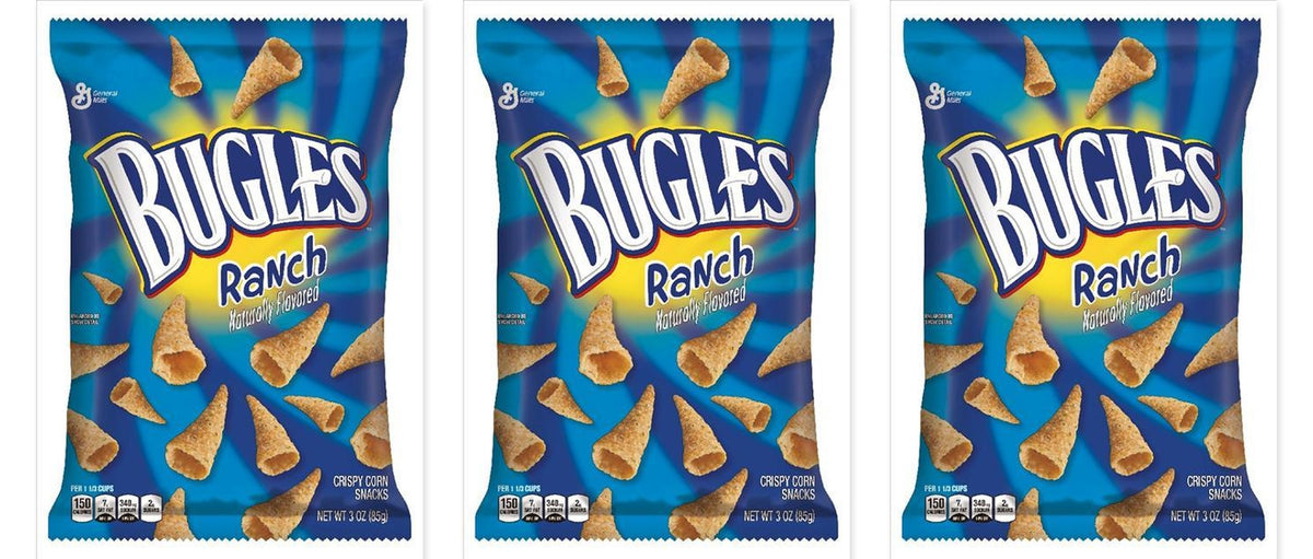 Bugles Ranch 3oz 3-Pack — three single packs
