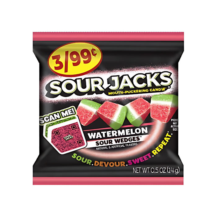 Sour Jacks Watermelon Wedges 0.5oz