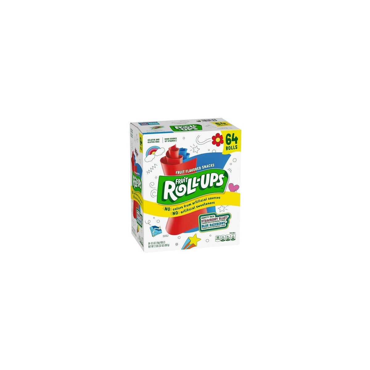 Fruit Roll-Ups Strawberry Tropical 0.5oz pack — full package