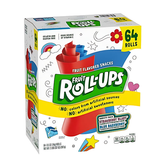 Fruit Roll-Ups Strawberry Tropical 0.5oz pack — full package