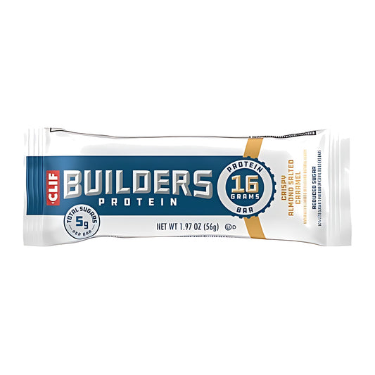 Clif Builders Almond Salted Caramel Protein Bar 1.97oz pack — full package