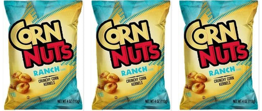 Corn Nuts Ranch 4oz 12ct 3-Pack — three single packs