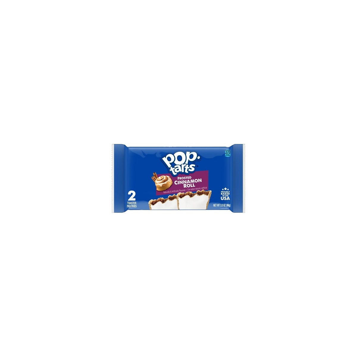 Pop-Tarts Frosted Cinnamon Roll 3.3oz pack — full package
