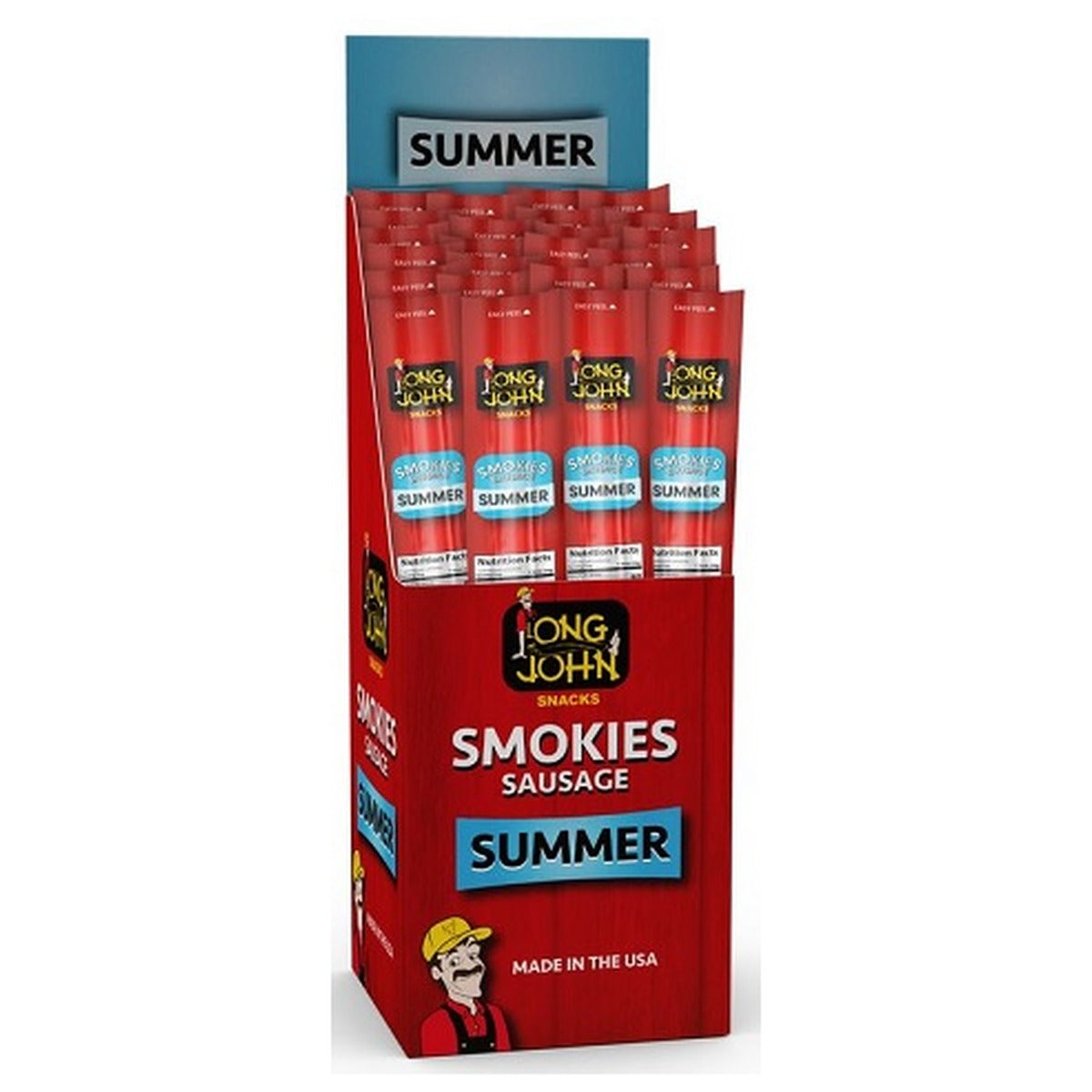 Long John Summer Sausage 1oz pack — full package