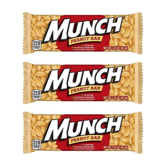 Munch Peanut Bar 1.42oz — 3-Pack