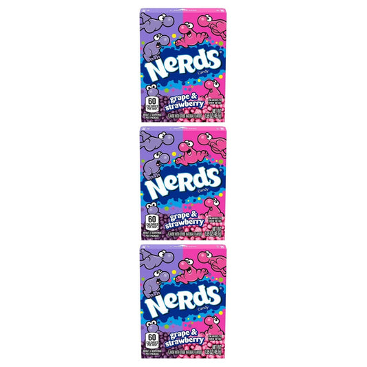 Nerds Grape & Strawberry 1.65oz — 3-Pack