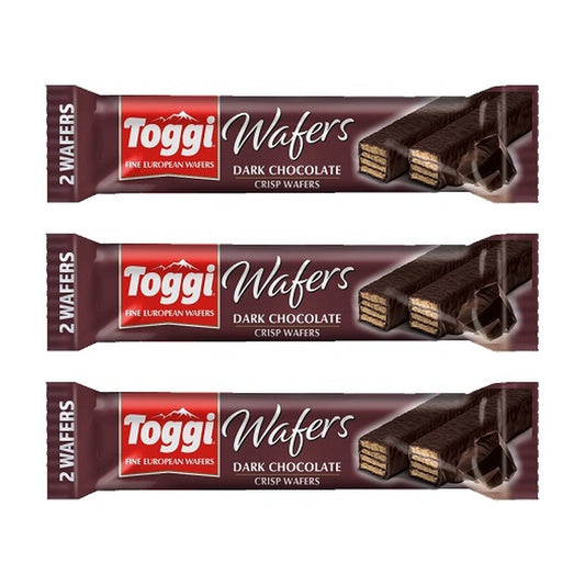Toggi Wafers Dark Chocolate 1.75oz — 3-Pack