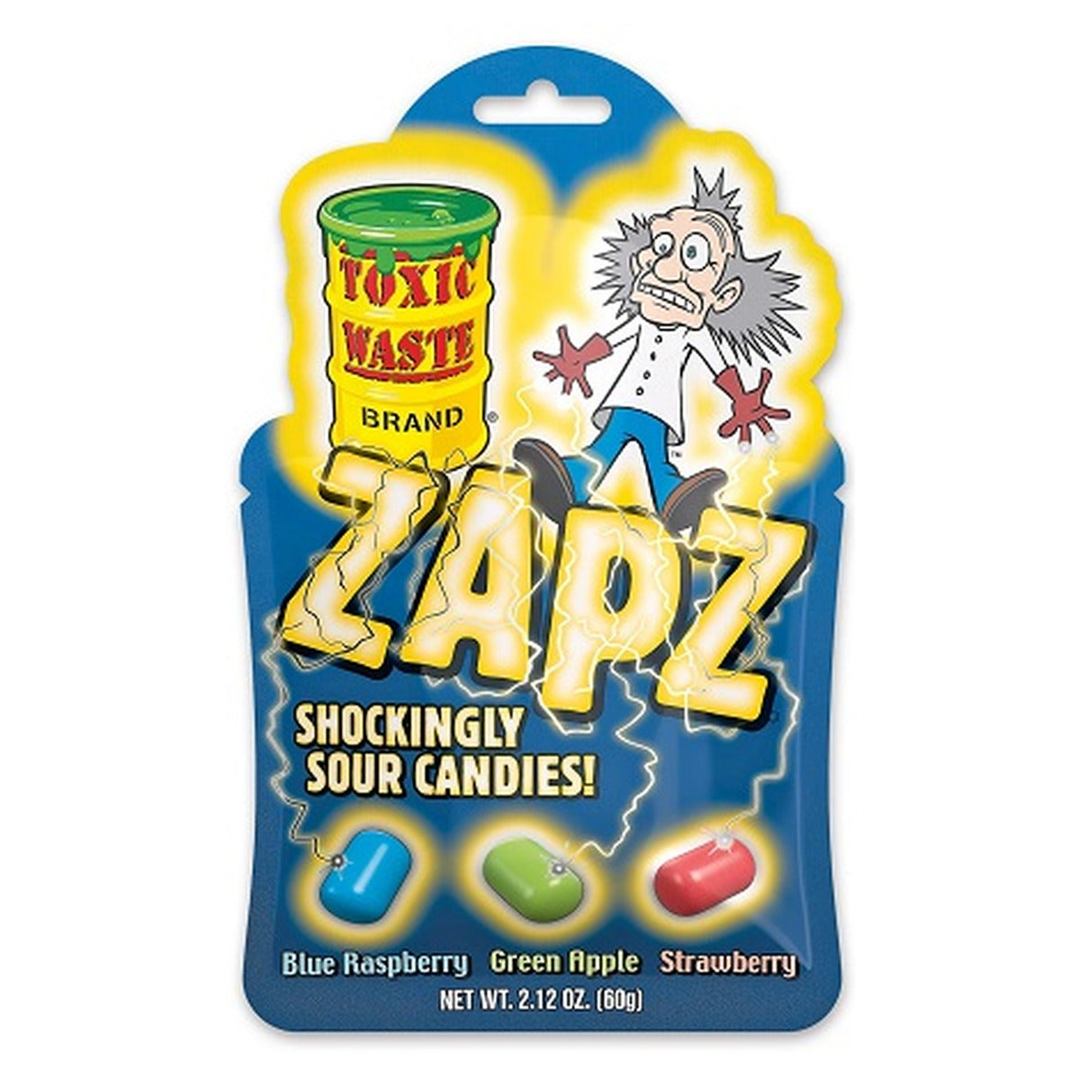Zapz Assorted Sour Candy 2.12oz — full package