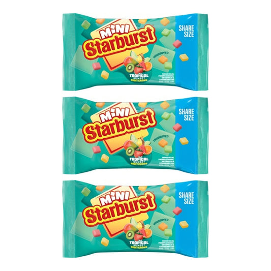 Starburst Minis Tropical Share Size 3.5oz — 3-Pack