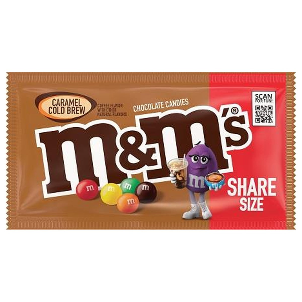 M&M's Caramel Cold Brew King Size 2.83oz — full package
