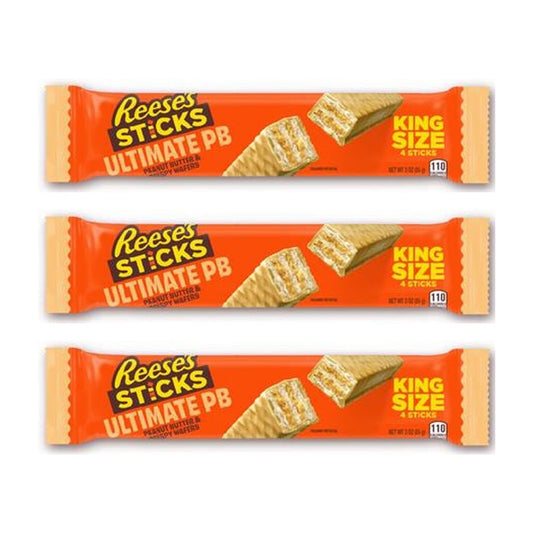 Reese's Sticks Ultimate Peanut Butter King 3oz — 3-Pack