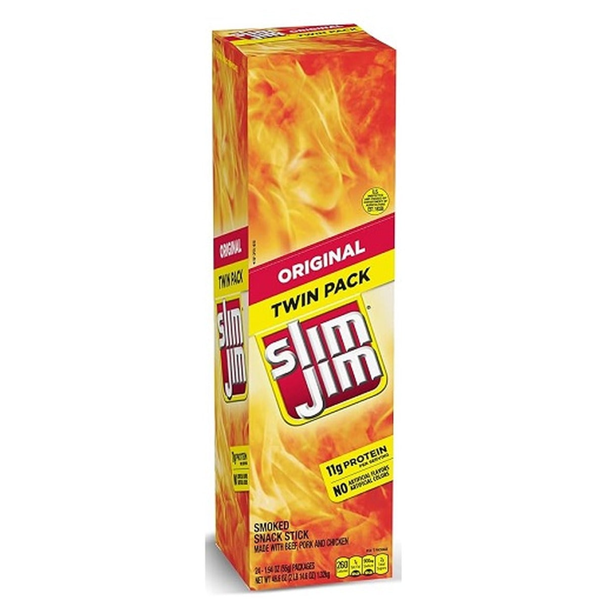 Slim Jim Twin Pack 1.94oz pack — full package