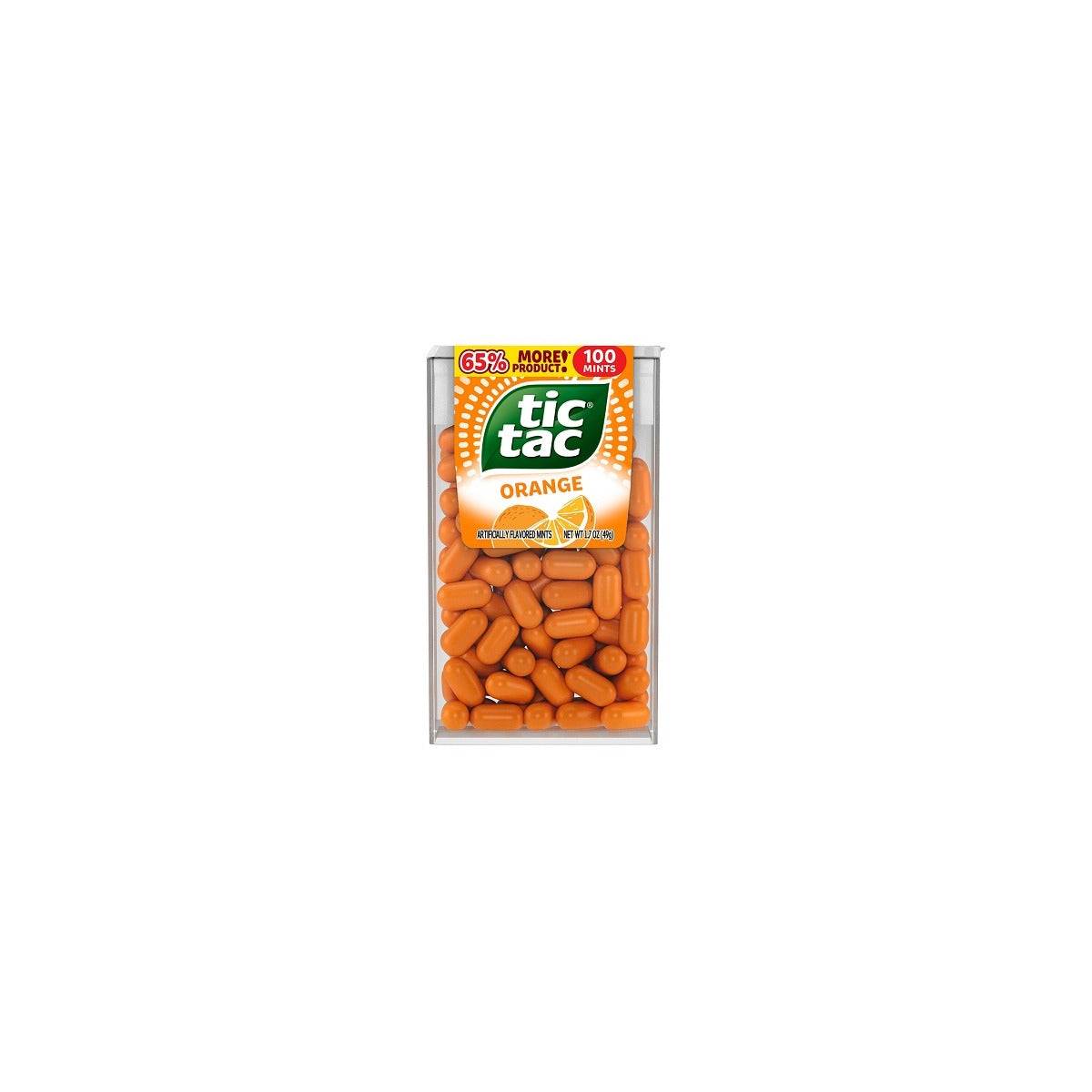 Tic Tac Orange 1.7oz pack — full package