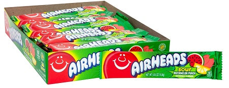 Airheads Sour Watermelon .55oz 36ct Box — box