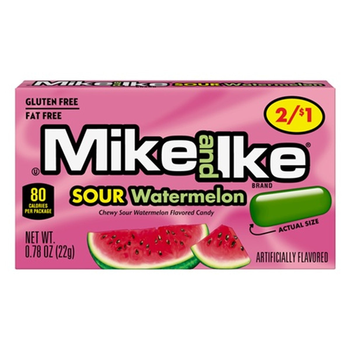 Mike and Ike Sour Watermelon 0.78oz 24ct — full package