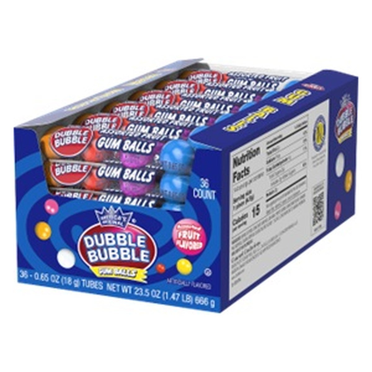 Dubble Bubble Assorted Gum 36ct (0.16oz) — full package