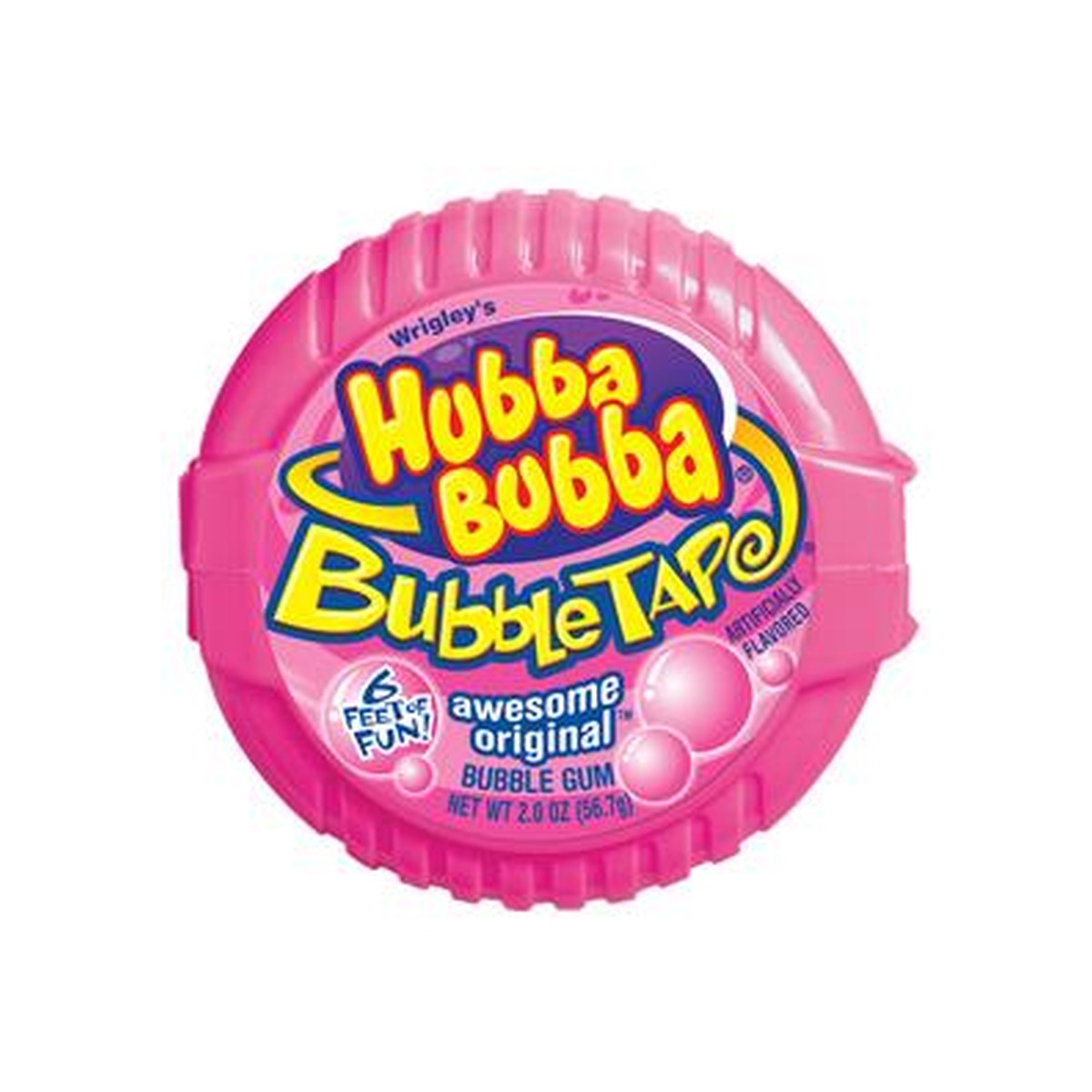 Hubba Bubba Bubble Tape Original 2oz 6ct — full package