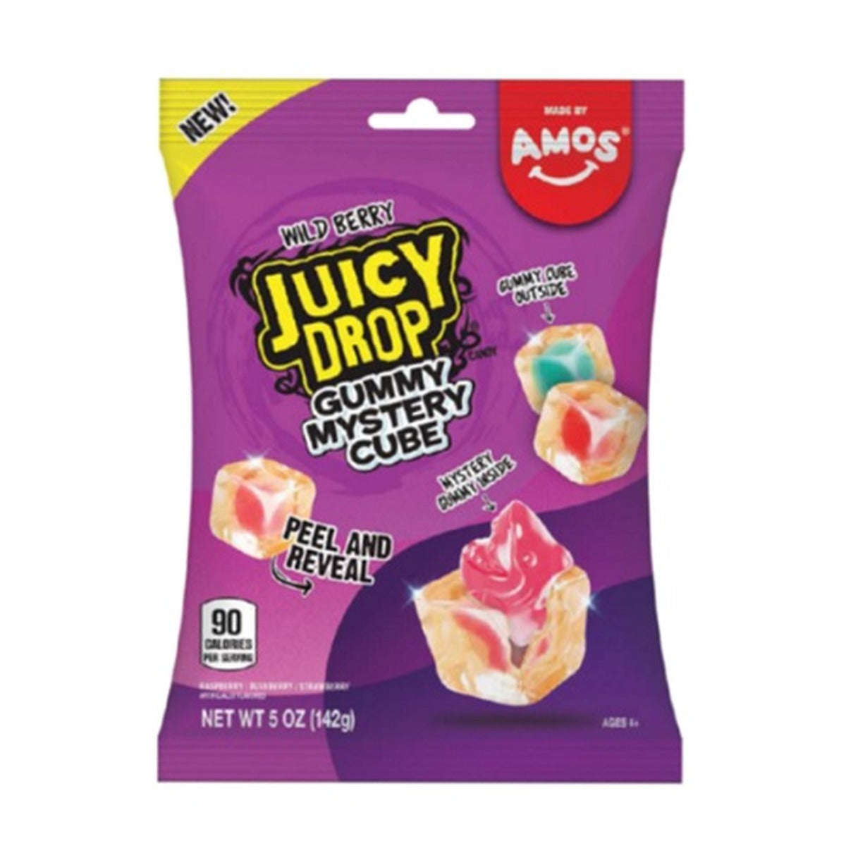 Juicy Drop Gummy Mystery Cube Wild Berry 5oz pack — full package