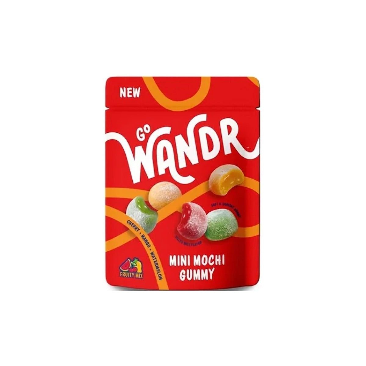 Go Wandr Mini Mochi Gummy Fruity Mix 5oz pack — full package