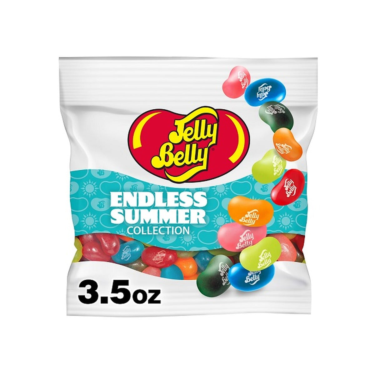 Jelly Belly Endless Summer Kids Mix 3.5oz Peg Bag pack — full package