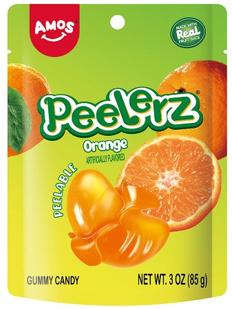 Peelerz Gummy Orange 3oz Peg Bags — Case of 24 — Capital pack shot