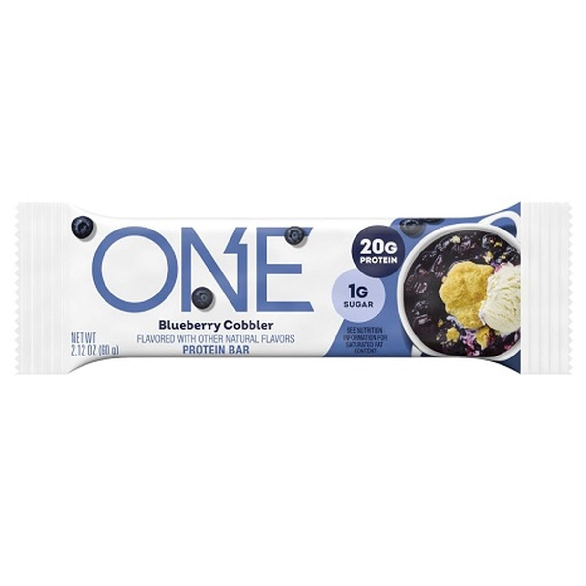 ONE Protein Bar Blueberry Cobbler 2.12oz 12ct pack — full package