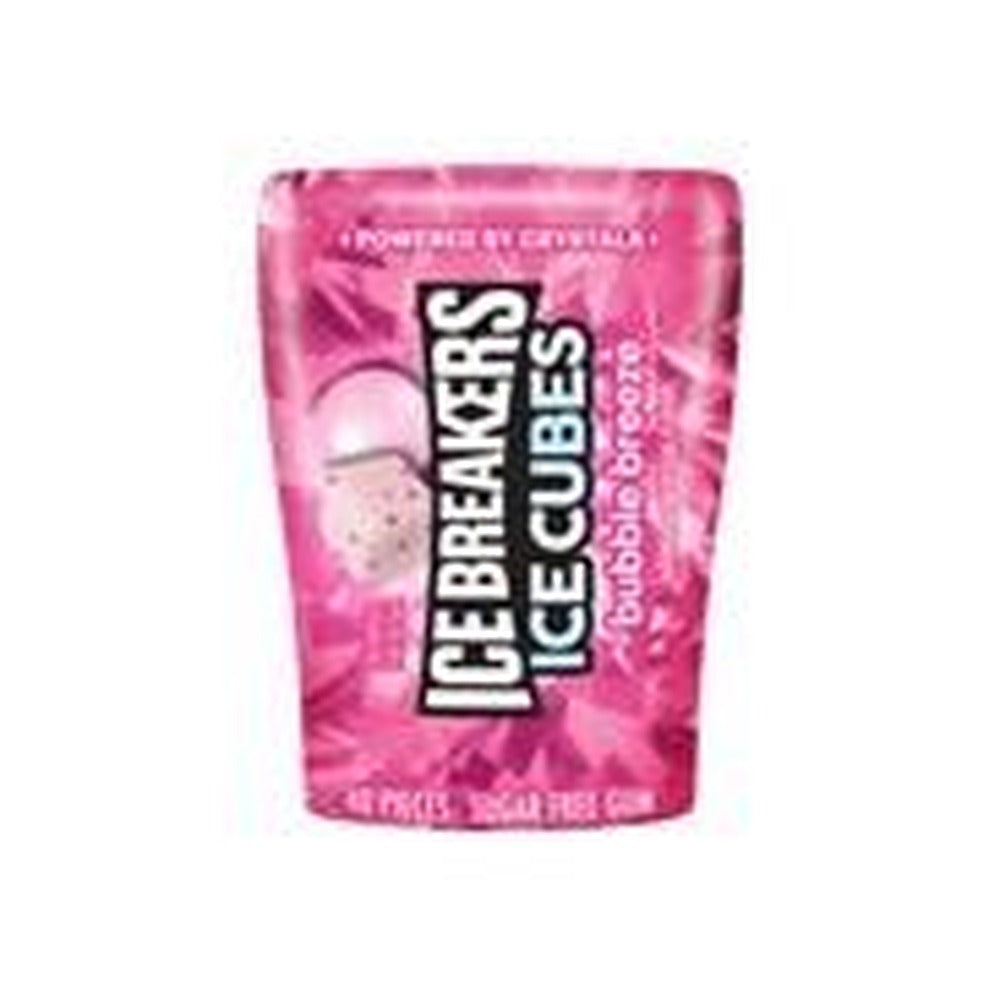 Ice Breakers Ice Cubes Bubble Breeze Sugar-Free Gum 3.24oz Bottles — pack