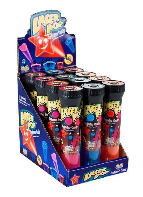 Kidsmania Laser Pop Projector Candy 0.71oz — Box of 12