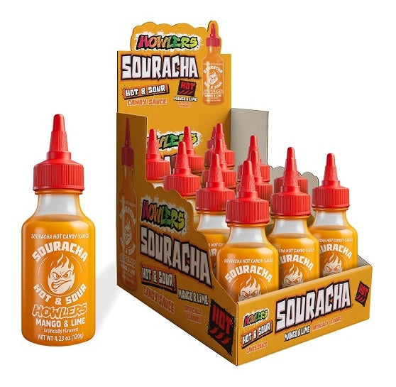 Howlers Souracha Hot & Sour Candy Sauce 4.23oz — Box of 12