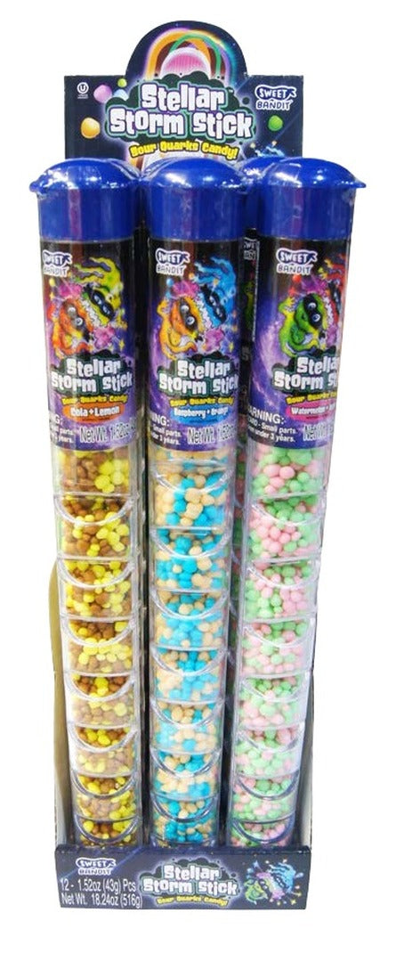 Kidsmania Stellar Storm Stick Candy 1.52oz — Box of 12