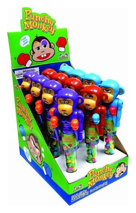 Kidsmania Punchy Monkey Candy 0.46oz — Box of 12
