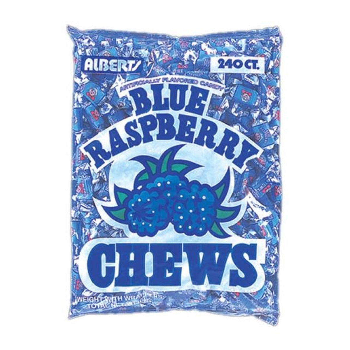 Tootsie Fruit Chews Blue Raspberry 0.08oz 240ct — full package