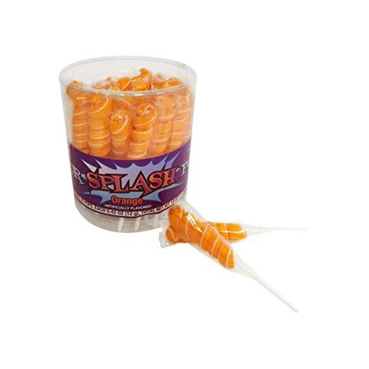 Color Splash Pops Orange 0.42oz 30ct Tub — full package