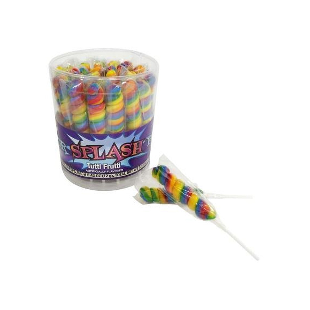 Color Splash Pops Tutti Frutti 0.42oz 30ct Tub — full package