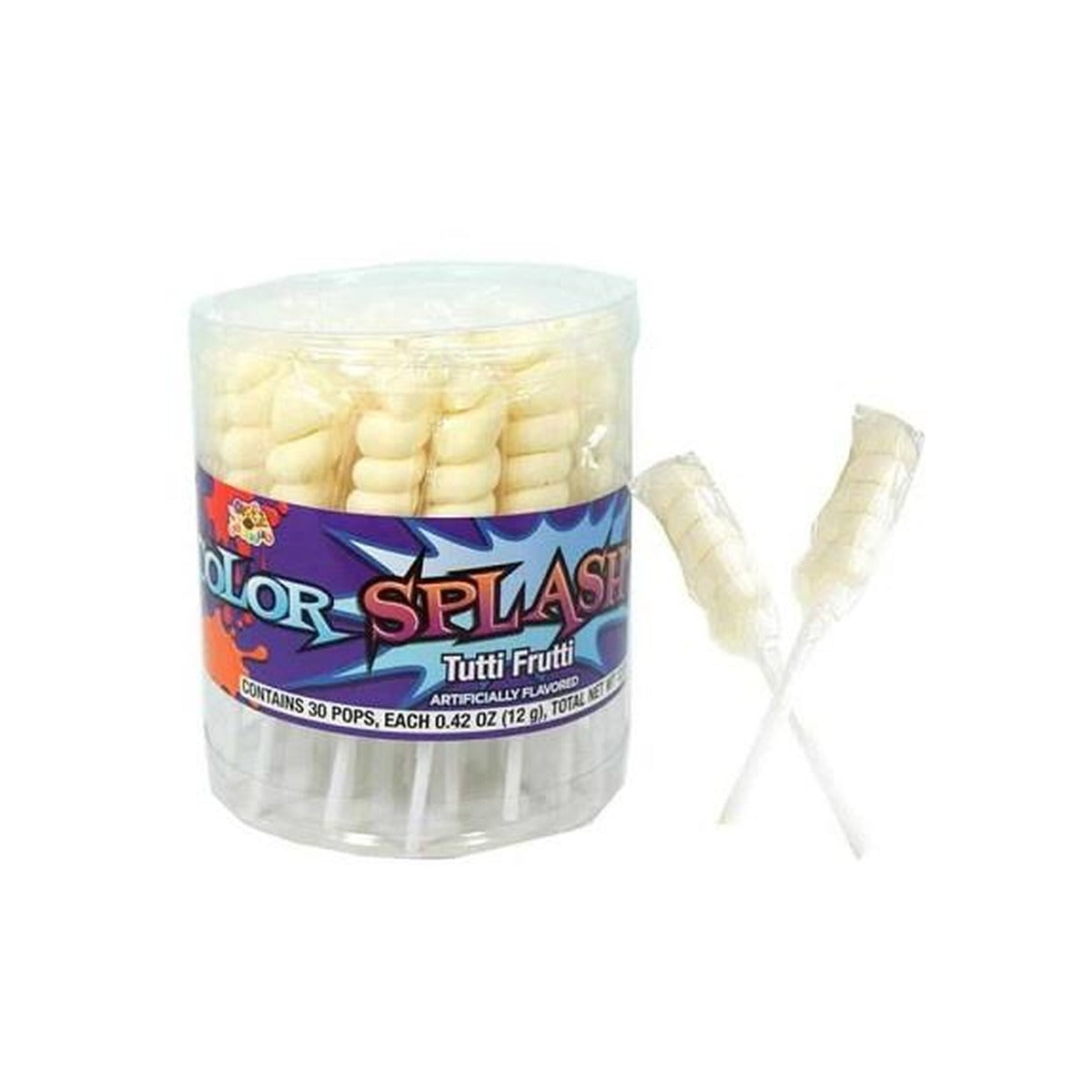 Color Splash Pops Tutti Frutti Pearl 0.42oz 30ct Tub — full package