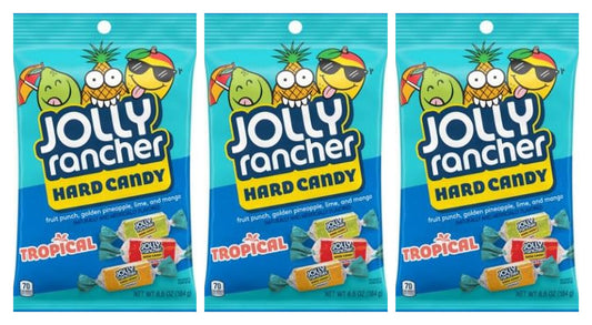Jolly Rancher Tropical 6.5oz Peg Bags — 3-Pack