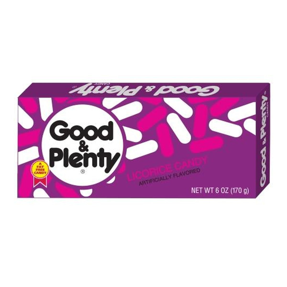 Good and Plenty 6oz Theater Box pack — full package