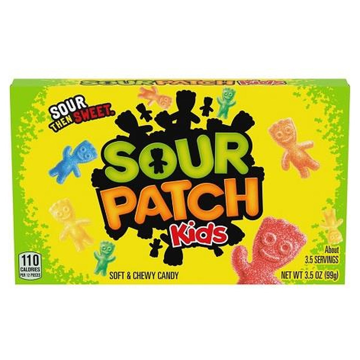 Sour Patch Kids Original 3.5oz Theater Box pack — full package