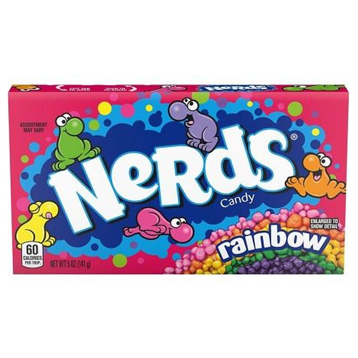 Nerds Rainbow 5oz Theater Box pack — full package