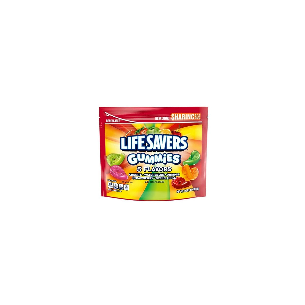 Life Savers Gummies 5 Flavors 14.5oz pack — full package